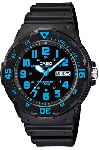CASIO Herren Analog Quarz Uhr mit Resin Armband MRW-200H-2