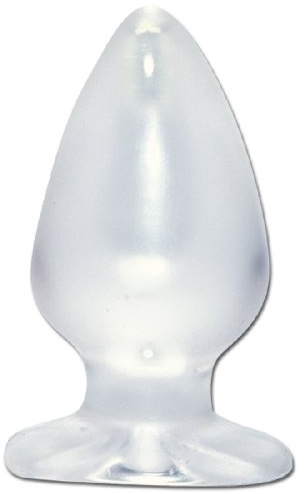 Crytstal Clear Big Plug - stimulierender Anal-Clear-Plug für Frauen und Männer, Saugfuß, Anal-Trainer, zum Einführen, transparent