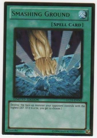 Yu-Gi-Oh! - Smashing Ground (GLD3-EN042) - Gold Series 3 - Limited Edition - ...