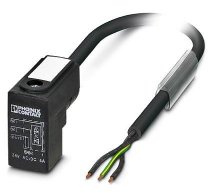 PHOENIX CONTACT SAC-3P-10.0-PUR/C-1L-Z Sensor/Aktor Kabel, 3 Polig, 10m Kabellänge, 291.400g, Schwarz/Grau