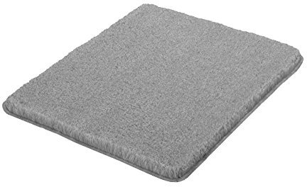 Kleine Wolke Badteppich Relax, Polyacryl, Grau