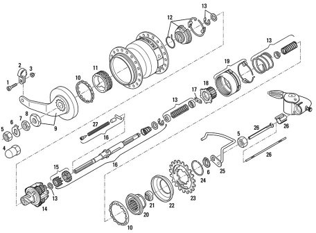 SRAM ET-Set-03461480 ET-Set Schwarz Einheitsgröße