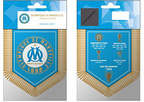 Fanion OM Palmares - Collection officielle - OLYMPIQUE DE MARSEILLE - Football Ligue 1