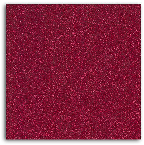DRAEGER PARIS 1886 Toga by Tissu Pailleté Thermocollant Rouge - Feuille 21x30 cm - Facile à Appliquer au Fer - Customisation Vêtements & Décorations - Lavable à 30°
