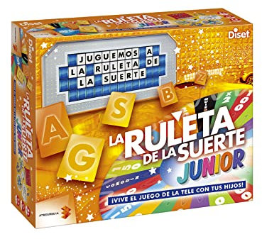 Diset Ruleta de la Suerte Junior Juego de mesa de 2 a 4 jugadores + 8 años en Español, multicolor