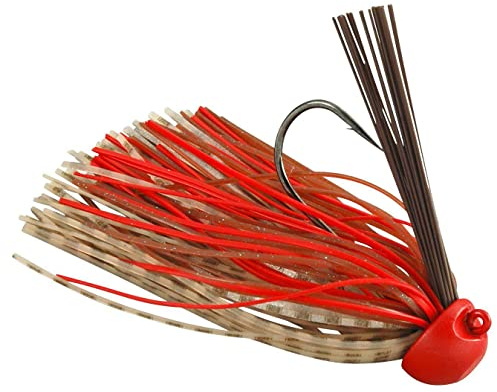 Gamakatsu Warning Shot Rubber Jig 10g Fire Claw Jighaken Raubfischhaken Haken Angelhaken Hook