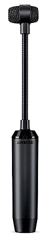 Shure PGA98D Condenser Microphone - with Cardioid Pick-up Pattern,Condenser Gooseneck Drum Microphone with AP98DM Drum Mount, No Cable (PGA98D-LC)
