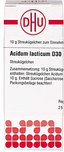 DHU Acidum lacticum D30 Streukügelchen, 10 g Globuli