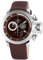 Esprit Chronograph Herrenuhr, Echtleder, Ø 45 mm Braun - EL101831F03