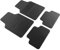 Car Comfort Walser Universal Auto-Gummimatten-Set EVO, Automatten 4-teilig zuschneidbar, Universal Fußraummatte Auto, PKW-Fußraummatten schwarz
