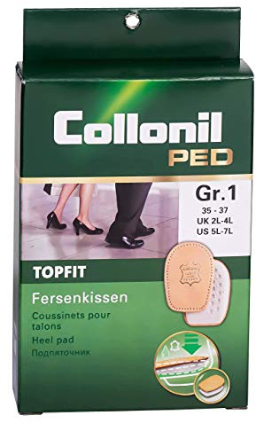 Collonil TOPFIT Fersenkissen Gr.1 (35-37) Einlegesohlen, Mehrfarbig (neutral), EU