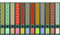 12er Set schmale Ordnerrücken Pattern Muster Ordner Ordneraufkleber Etiketten Aufkleber Deko