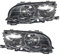 BESTPRICE 2x Hauptscheinwerfer vorne links + rechts glasklare Streuscheibe H7 FF - Frontscheinwerfer mit Stellmotor für Leuchtweiteregulierung, Kompatibel mit BMW 3 Cabriolet (E46), 3 Coupe (E46)