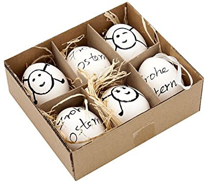 Unbekannt Eier Ostern Natur Hühnereier Deko Dekoration Tischdeko Frühling