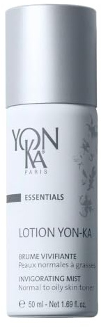 Lotion Yonka Oily Skin Toner 50ml - 98% Natural Origin Refreshing Face Mist - Rebalances Skin, Tones, Purifies and Prepares for Daily Skincare - Alcohol-Free (Travel Size)