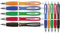 noTrash2003 Kugelschreiber 10er Set Sparset In Blau Grün Rot Orange Gelb Schwarz Blaue Mine Ergonomischer Dicker Griff Neu Neutral Kulli Ohne Gravur Druck 10 Stück Set