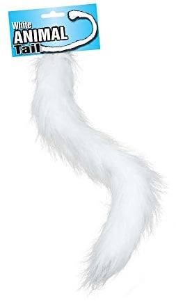 Bristol Novelty BA555 Animal Tail White, Unisex-Child, One Size Halloween