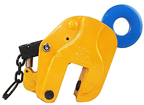 Vertical Plate Lifting Clamp With Lock Hoist Hook Chain Lifter Machine 3Ton
