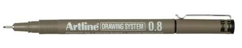 Artline EK238 Zeichensystem-Stift, Schwarz