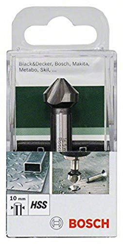 Bosch Accessories 2609255123 Fraise conique à lamer HSS à 3 taillants DIN 335 Diamètre 16,5 Queue 10 mm