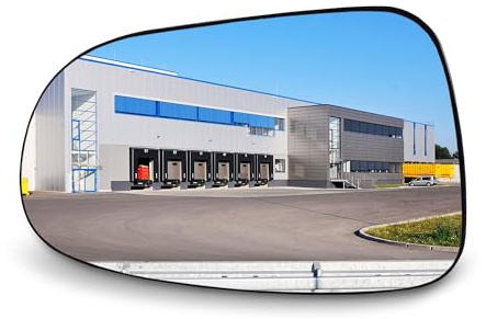 Alkar 6432130 Spiegelglas, Außenspiegel | Kompatibel mit: FORD GALAXY I, SEAT ALHAMBRA, VW SHARAN