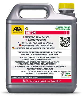 FILA Surface Care Solutions, BETON, Garageschutz ideal für den Schutz von Betonoberflächen ist, 5L