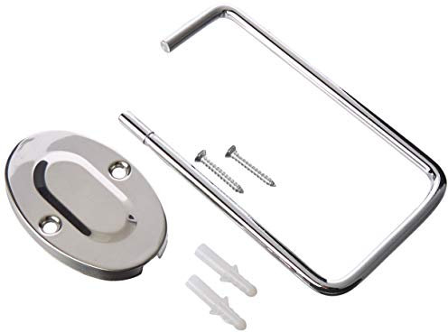 Chef Aid Toilet Roll Holder, Silver