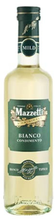 Mazzetti Condimento Bianco Bouteille de 500 ml, goût fruité, idéal pour présenter des salades et des plats, The Italian Art of Dressing