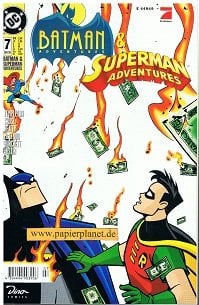 Batman & Superman Adventures 7 , Jun 1998, (Dino DC Comics) Comic-Heft
