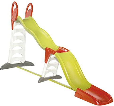 Smoby - Toboggan Super Megagliss 2 en 1 - Glisse de 1m70 et 3m60 - Jeu Plein Air Enfant - Dès 2 Ans - 310260