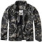 Brandit Jacket - Stylische Jacke für Herren mit versteckter Kapuze, Stehkragen und Baumwollfutter, Mehrfarbig (Darkcamo 4),XL