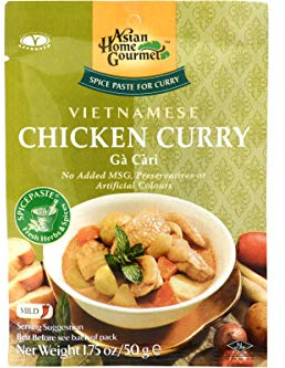 Asian Home Gourmet Vietnamese Chicken Curry Spice Paste, 50 g
