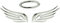 Incutex Autosticker Autoaufkleber Engel Auto Logo car Sticker Angel Tuning, Silber