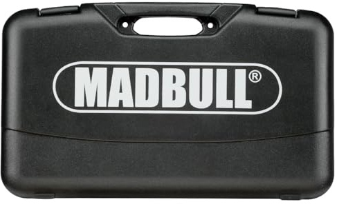 MadBull Pistolenkoffer Deluxe – Waffenkoffer abschließbar mit Zahlenschloss, gesetzeskonform & zugriffsicher, robuster Hartschalenkoffer mit Schaumstoff, für Softair CO2 Schreckschuss & MP7, 50 cm