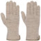 Roeckl Wollhandschuhe mit Lederpaspel Strickhandschuhe Wollhandschuhe (7 HS - beige)