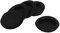 sourcing map a15050500ux0914 Black Rubber Closed Blind Blanking Hole Wire Cable Grommets 35mm (Pack of 5)