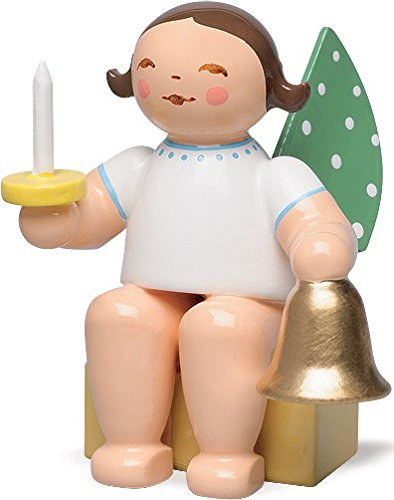 Wendt & Kühn Engel, klein, mit Glocke und Licht