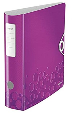 Leitz 3 Stück Aktenordner Active WOW A4 80 mm violett metallic