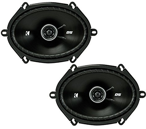 KICKER 43DSC6804 6x8 Zoll Koax-LS Schwarz