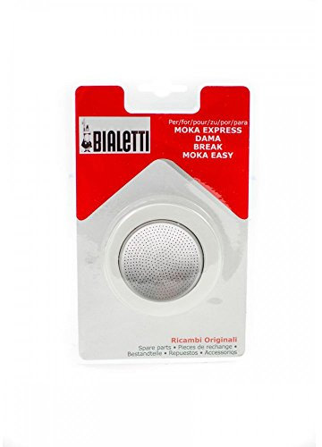 Bialetti La Cafetiere Set guarnizione e filtro di ricambio per Moka Dama da 12 tazze
