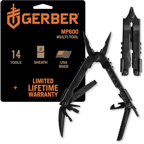 Gerber Multi Plier 600 NEEDLENOSE Black