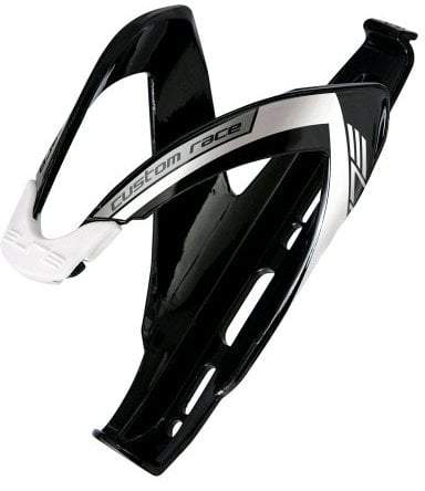 Elite - 0061677 - Porte-bidon - Mixte Adulte - Multicolore (Noir Glossy-Blanc) - Taille Unique