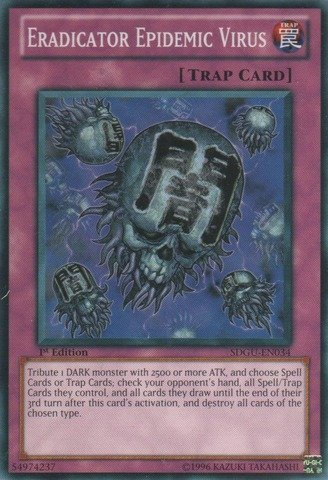 Yu-Gi-Oh! - Eradicator Epidemic Virus (SDGU-EN034) - Structure Deck 21: Gates of the Underworld - 1st Edition - Common