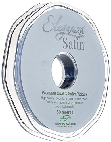 Eleganza Double Faced Satin 3mm x 50m Midnight Blue No.19, 3 mm x 5 0m