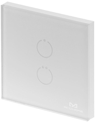 MCO Home Touch Panel Switch, 2 Tasten - Z-Wave