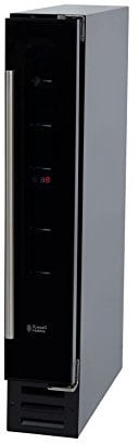 Russell Hobbs RHBI7WC1 7 Freestanding or Integrated Wine/Drinks Cooler, 7 bottle capacity, Black Glass