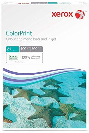 Xerox ColorPrint Premium Farblaser- Druckerpapier, weiß, 100 g/m², A4, FSC Mix credit, 1 Paket (500 Blatt), 003R95256