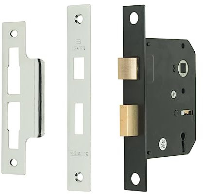 Sterling MLS330N 3-inch/76mm 3-Lever Sashlock - Nickel