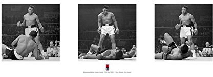 Muhammad Ali – Vs Liston – 30,5 x 91.5 cm zeigt/Poster
