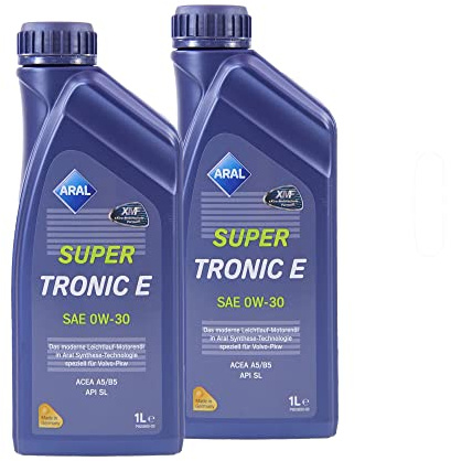 2x 1 L LITER ARAL SUPERTRONIC SUPER TRONIC E 0W-30 MOTOR-ÖL MOTOREN-ÖL 31744120